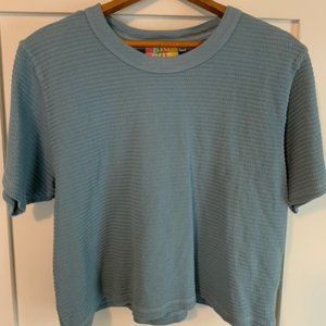 Big Bud Press Cropped Honeycomb Tee